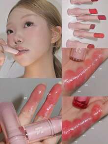 HOLIKA HOLIKA Son bóng dạng thỏi Shiny Glow Solid Lip Gloss 06 COCO GRAPE, chất son kem chuyển hóa thành son bóng, màu son bóng cao cấp, dưỡng ẩm và không gây khô môi, lớp finish dạng thạch lấp lánh, phong cách trang điểm Hàn Quốc dễ thương, lâu trôi, không phai màu, không dính cốc, kết cấu nhẹ, lớp finish bóng mượt, dưỡng ẩm, phù hợp cho người mới bắt đầu, dùng hàng ngày cho nữ giới, K-Beauty, trang điểm Hàn Quốc, quà tặng, 4.5g/0.15oz - 06 COCO GRAPE - Xem 9