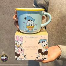 Disney Mani Scale 陶瓷水杯，卡通饮水杯，家用牛奶咖啡杯礼盒套装，生日礼物 - 彩色 - 查看 17