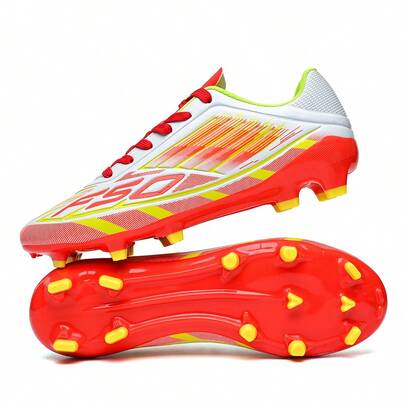 Men's Daily Training Football Boots, Unisex Football Shoes, Soft And Flexible Upper Material, Anti Fatigue And Comfortable, Suitable For Long-Term Practice On Grass Fields