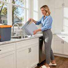 Spin Mop And Bucket Set,Detachable Double Buckets Separate Dirty Water With StainlSteel Wringer For Floor Cleaning,Cleaning Buck - A - View 2