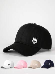 1pc Embroidered NY Washed Baseball Cap, Adjustable Outdoor Sun Protection Casual Hat Suitable For Spring/Autumn Travel Beach, Unisex Y2K Style Cap - Baseball Cap - View 23