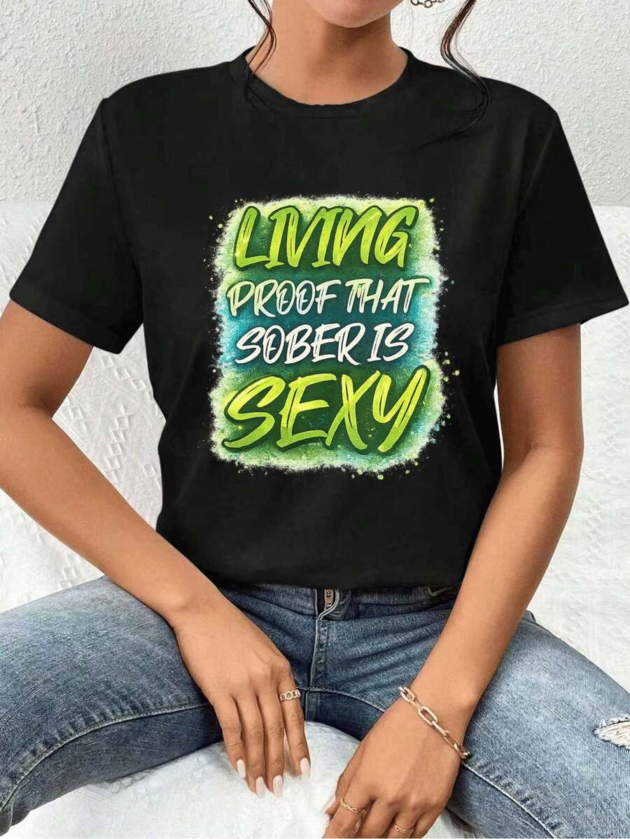 Women T-Shirts - Black - View 1