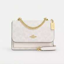 Coach Women's Mini Klare Chain Crossbody Bag - Tanda Tangan Putih - View 1