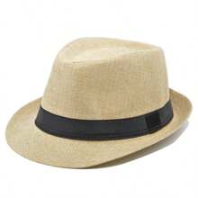Men's Classic Black Short Brim Soft Felt Hat, Suitable For Summer, Gangster Role Play Party Costume Accessory - Top Hat - View 18