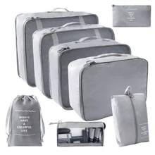 8pcs Lightweight Packing Cubes - Includes Shoe Bag, Clothes Organizer System Suitable For Backpack/Suitcase, Essential For College Dorm & Travel - Multicolor - View 15