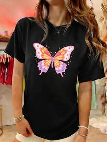 Women T-Shirts - Black - View 1