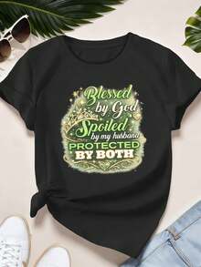 Women T-Shirts - Black - View 2