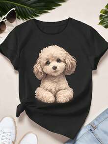 Women T-Shirts - Black - View 2