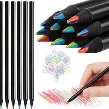 7-Color Gradient Rainbow Pencils, Creative DIY Graffiti Colored Pencil Brush, Magical 7-Color Drawing Pens - A - View 1