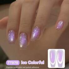 TARTU Semi-Permanenter Nagellack, HEMA-frei, TPO-frei, 8 ml Gel-Nagellack mit Katzenaugen-Effekt, Jelly und Glitzer, professionelle DIY-Maniküre, Geschenk für Frauen - Verschiedenfarbig - Übersicht 8