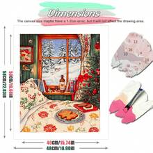 24 Colors Digital Oil Painting By Numbers Handmade Acrylic Paint By Number Creative Hobbies DIY Kit For Adults Arts And Crafts Home Decoration Modern - Style 8 - View 2