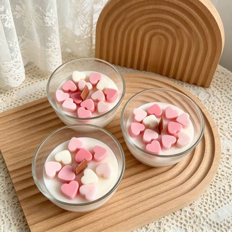 Khuôn nhựa DIY, khuôn trang trí hình trái tim nguyên vẹn, thích hợp để làm nhựa epoxy, thạch cao, nến, sản phẩm trị liệu bằng hương thơm, phụ kiện trang trí nhà cửa, khuôn silicon. - Khuôn hình trái tim kích thước đầy đủ - Xem 4