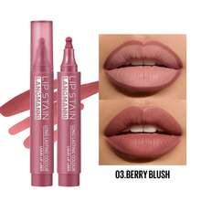LANGMANNI 1 Set Lip Makeup: Marker Matte Liquid Lipstick, Highly Pigmented, Long-Lasting, Waterproof, Lip Liner Multifunctional For Lip Contour - 6 Colors - View 19
