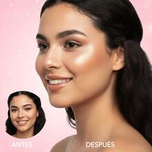 PINK KEY HIGH-SHINE PEARL LIGHT EFFECT POWDER HIGHLIGHTER - 2 - 查看 3