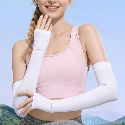 CAMEL CROWN Women's UV Protection Arm Sleeves, Lightweight Cycling Sun Sleeves For Summer