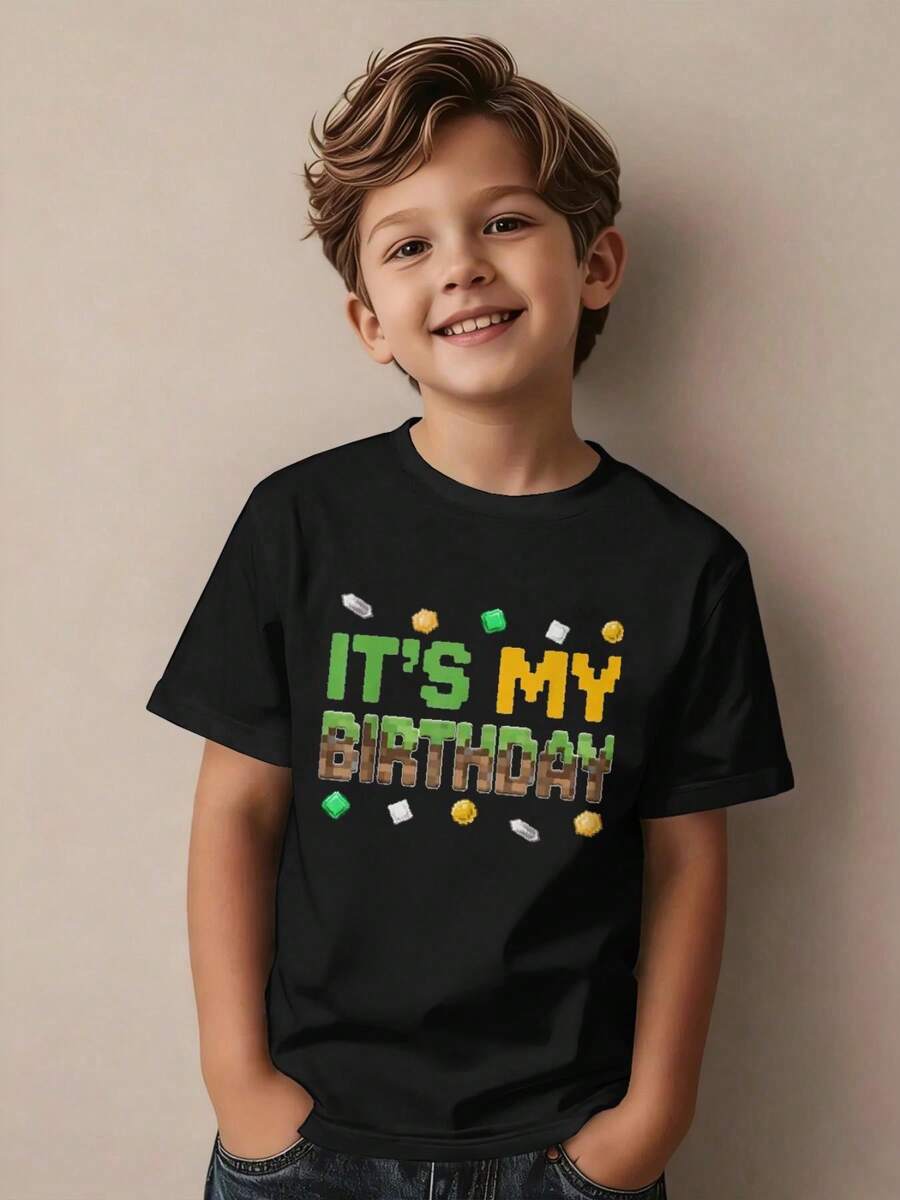 Tween Boys T-Shirts - Black - View 1