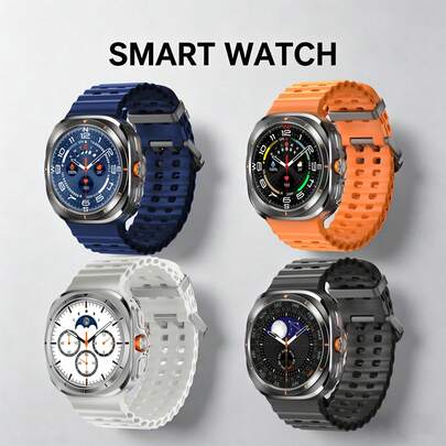 New Smart Watch With AI Dial And 1.46" HD Display, Supports Over 100 Sports Modes, 24/7 Health Monitoring, Weather Forecast, SOS, Long Battery Life Fitness Tracker, Compatible With Android And IOS, Unisex Gift