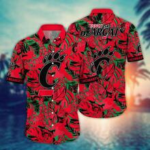 Cincinnati Bearcats  Flower Hawaii Shirt For Fans Ver 13 - Multicolor - View 2