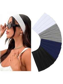 Women's Headband, Made Of Soft And Elastic Hair Ties, Fashionable Anti-Slip Sweat-Absorbent Sports Headband, Suitable For Daily Workout, Running, Yoga And Makeup - Headband - View 2