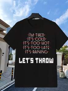 Men'S Vintage Shot Put Thrower T-Shirt Featuring Athletic Graphics, Designed For Comfort And Breathability. This Lightweight Crew Neck Tee Is Perfect For Casual Wear And Athletic Events - Black - View 2