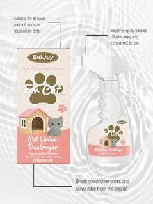 1pc/120ml Pet Odor Eliminator, Specially Formulated For Pets, Not Just Masking Odors But Decomposing Odor Molecules At The Source, Suitable For Litter Box, Pet Bed, Cage, Fabrics, Floors, Sofas, Upgraded With More Volume At No Extra Cost - 120ml - View 7