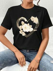 Women T-Shirts - Black - View 1