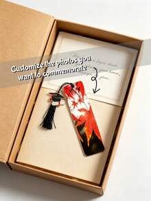 1pc Customized Graduation Bookmark, Can Customize Personal Photo, Paired With Graduation Cap Tassel Design, Thin, Lightweight And Durable, Suitable For Students, Graduates, Book Lovers, Applicable For Graduation, Birthday, Gifts For Friends, Back To School Season, Graduation Season, Graduation Gift - Multicolor - View 2