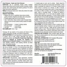 New Color Enhancer Wet Look Sealer (Quart) - Quart - View 3