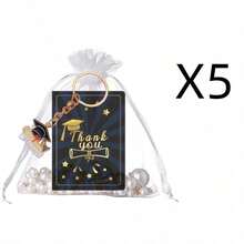 15pcs/Set 2026 Graduation Commemorative Keychain Set, Zinc Alloy Rectangular Graduation Pendant, Suitable As Gifts For Graduation Ceremony, Graduation Party Favors - Multicolor - View 8