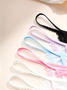 运动型 6 件装舒适纯色/印花女士丁字裤 - 彩色 - 查看 6