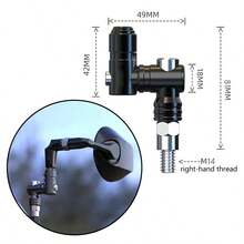 Motorcycle/Electric Bike Multifunctional Expansion Bracket, Universal Aluminum Alloy Expansion Bar, Motorcycle Modification Accessory, Modification Navigation Phone Holder, Multifunctional Handlebar Balance Bar, Suitable For Motorcycle And Electric Bike Modification, Add Phone Holder, Action Camera, External Lights, Hooks, Etc. - A - View 17