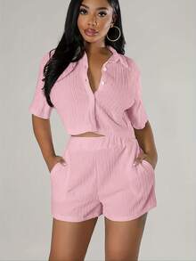 shorts mujer  short deportivo mujer pans de mujer  ropa vaquera de mujer  vestidos cortos - Rosa - Ver 12