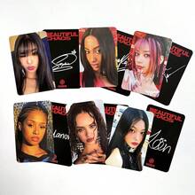 1pc Random 6pcs KATSEYE BEAUTIFUL CHAOS Postcards, EYEKONS Bonus Card - Multicolor - View 4