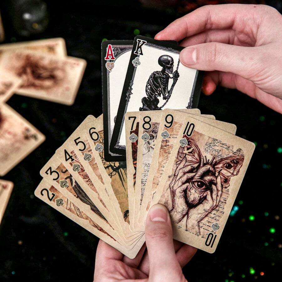 克苏鲁神话扑克牌,高品质怪物插画,好友聚会桌面游戏卡牌 - 神話撲克牌 - 查看 1