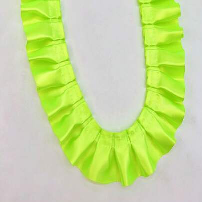 3.8厘米褶皱布边，DIY服装，娃娃裙，裙摆，袖口，礼品包装，头饰配件，3种尺寸