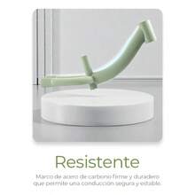 Bicicleta De Equilibrio Sin Pedales Entrenadora Para Niños Color Verde, Segura y Ajustable para Aprendizaje - Verde - Ver 3