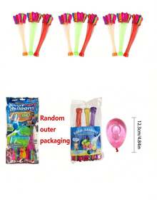 111/222/333pcs Water Balloon Toys, Summer Water Balloon Games, Party Balloons, Outdoor Water World, Random Color - View 3