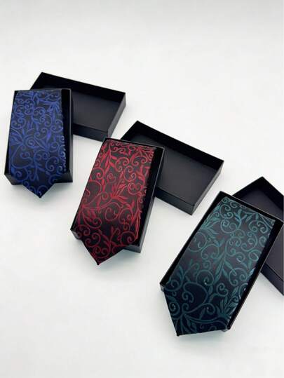 1 pieza Corbata formal de unicolor para hombres, adecuada para banquetes de negocios, el lugar de trabajo, fiestas de boda, regalo para ocasiones especiales