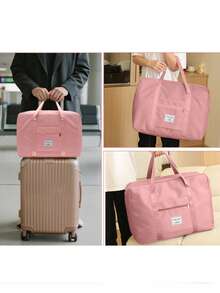 1 Bolsa de Armazenamento de Pano Espessa de Grande Capacidade com uma Bolsa de Lavagem à Prova d'Água, Bolsa de Armazenamento de Fitness e Lavagem com Separação de Seco e Úmido, Bolsa de Armazenamento de Chuveiro, Bolsa Transversal de Ombro, Bolsa de Armazenamento Multiuso para Viagem, Academia e Roupas com Compartimento Principal Espaçoso, Alça de Ombro Portátil, para Roupa de Cama, Roupas e Suprimentos de Mudança, Bolsa de Maquiagem de Viagem para Negócios, Férias, Exterior, Esqui, Exercício e Ajuste - Multicolorido - Visão 9