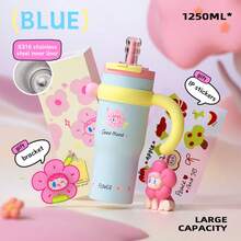 1PC 40oz Stainless Steel Insulated Car Cup, Large Capacity, With Handle, Easy To Carry, Meet Daily Use Needs, Available In A Variety Of Colors, Is A Good Choice For Personal Use Or As A Gift, Holiday Gift, Beautiful And Practical - Multicolor 2 - View 4