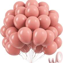 50 piezas de globos de látex metálicos con cintas de 5/10/12 pulgadas, ideales para boda, cumpleaños, graduación, revelación de género, baile de graduación. Incluye 1 cinta extra, Día de vuelta a clases, Día de San Valentín - Multicolor - Ver 64