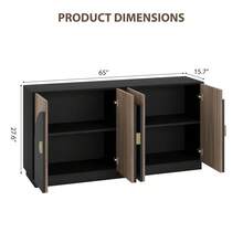 Drawer Storage Cabinet - Black - View 4