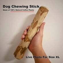 Gậy gặm bằng gỗ cà phê tự nhiên cho chó, đồ chơi gặm nướt bằng gỗ cà phê cho chó, bền lâu, giúp giảm sự nhàm chán và hành vi gặm phá hoại, gỗ cà phê, đồ gặm bằng gỗ cà phê cho chó. - Nhiều màu - Xem 8