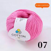 50g/Ball 8-Ply 100% Cotton Yarn, Vibrant Colors, Pill-Resistant, Shrink-Resistant, Suitable For Sweaters, Bags, Cushions And Intimate Wear - Yarn - View 7