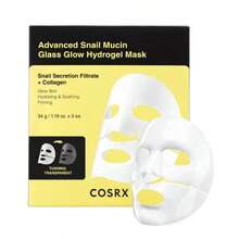 COSRX - Advanced Snail Mucin Glass Glow Hydrogel Mask (3EA) - Cucumber - View 1