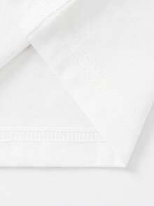 Camiseta de tirantes con estampado de dibujos animados suave y linda para niños pequeños, verano - Blanco - Ver 11