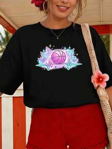 Women T-Shirts - Black - View 1