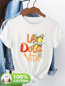 Women T-Shirts - [White] - View 2