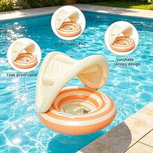Phao bơi bơm hơi PVC hình kẹo mút kiểu retro chống lật 54cm/21.26 inch, phao tập bơi bơm hơi cho trẻ em trai và gái, vật dụng cần thiết cho mùa hè. - Nhiều màu - Xem 7