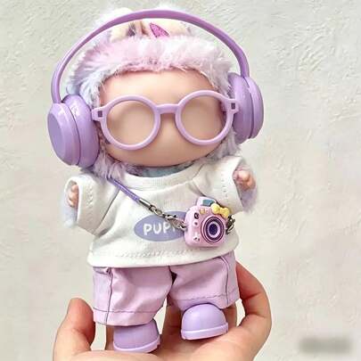 6.69 Inch Doll Outfit, Purple Set,For Labubu Doll Clothing, 17cm Set, Suitable For 1st/2nd/3rd Generation Dolls,Birthday & Holiday Gift (Doll Not Included)
